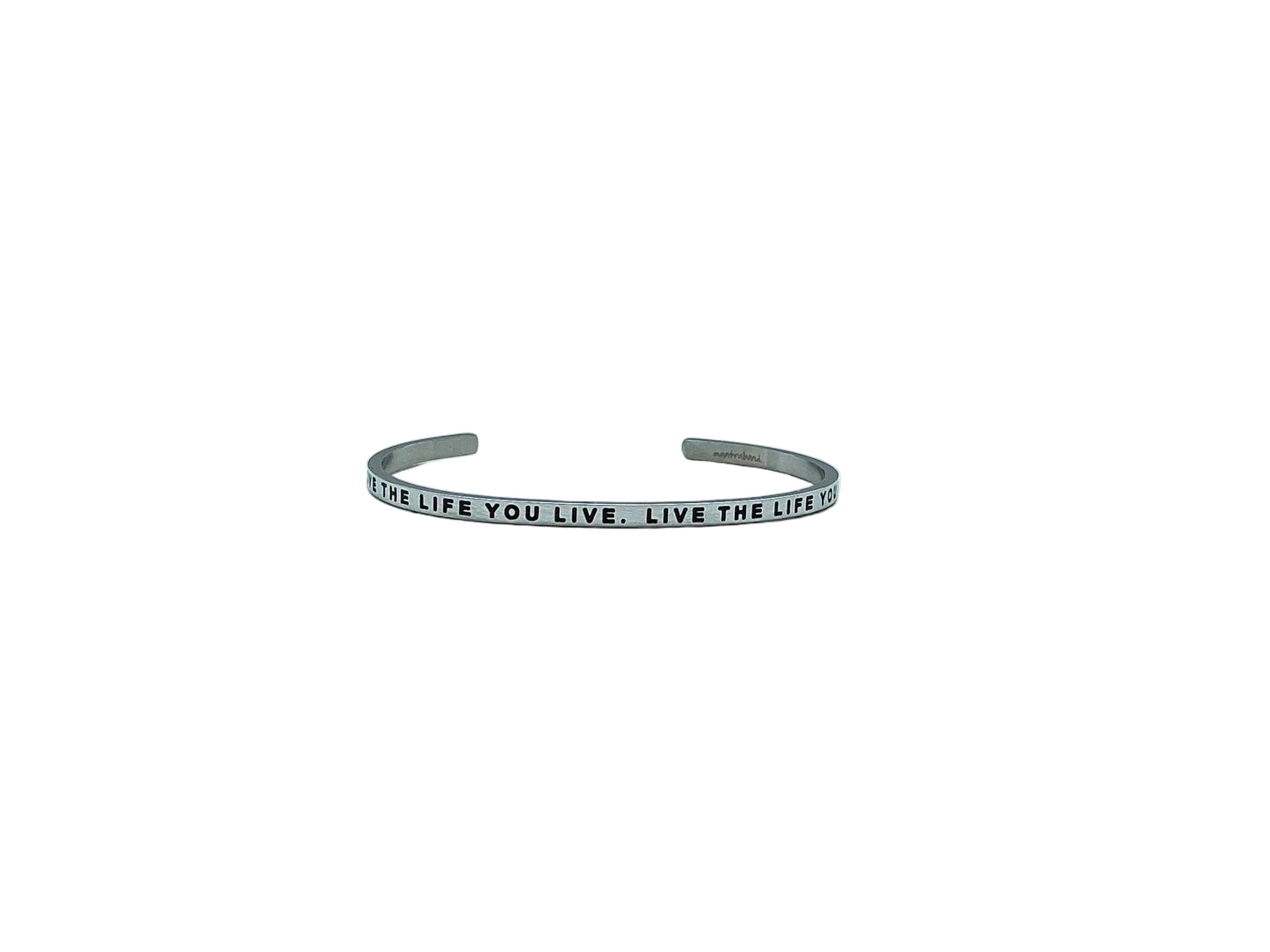 MantraBand Love the Life You Live. Live the Life You Love Cuff
