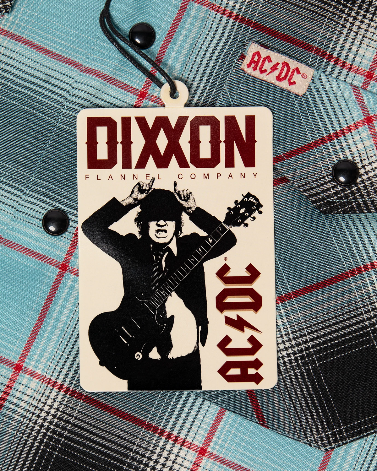 DIXXON The AC/DC Dirty Deeds Done Dirt Cheap Flannel
