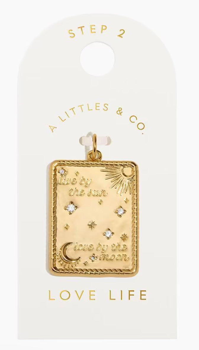 A Littles & Co. Gold Charm - Large Love Life