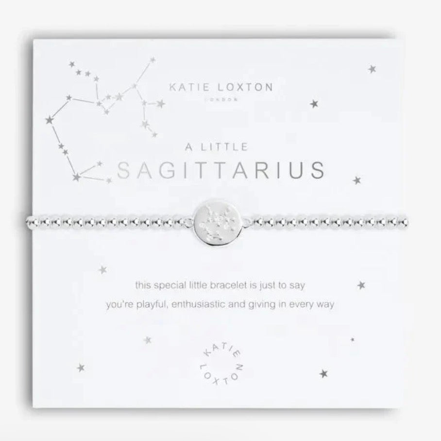 Katie Loxton - A Little Sagittarius Zodiac Sign Silver Bracelet