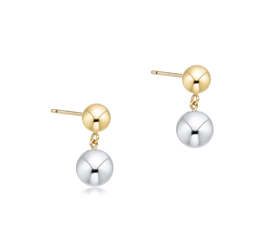 enewton Classic 8mm Ball Drop Stud - Mixed Metal