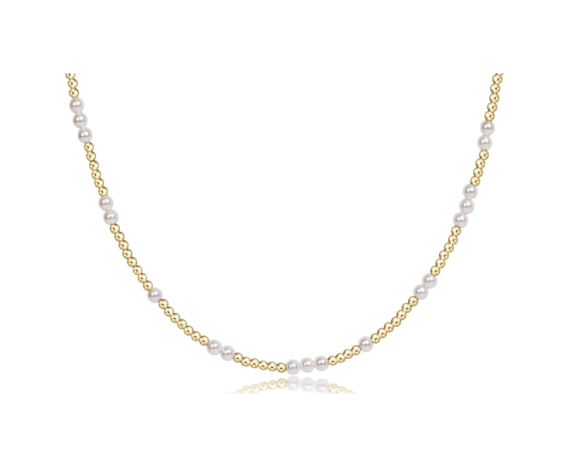 enewton Choker Beaded - Hope Unwritten Pearl 3mm