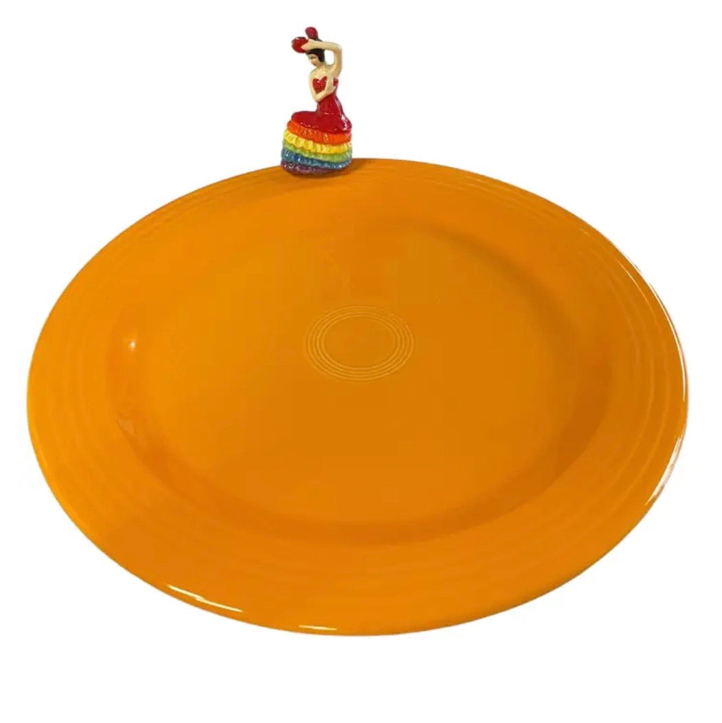 Nora Fleming - Fiesta Butterscotch Round Platter