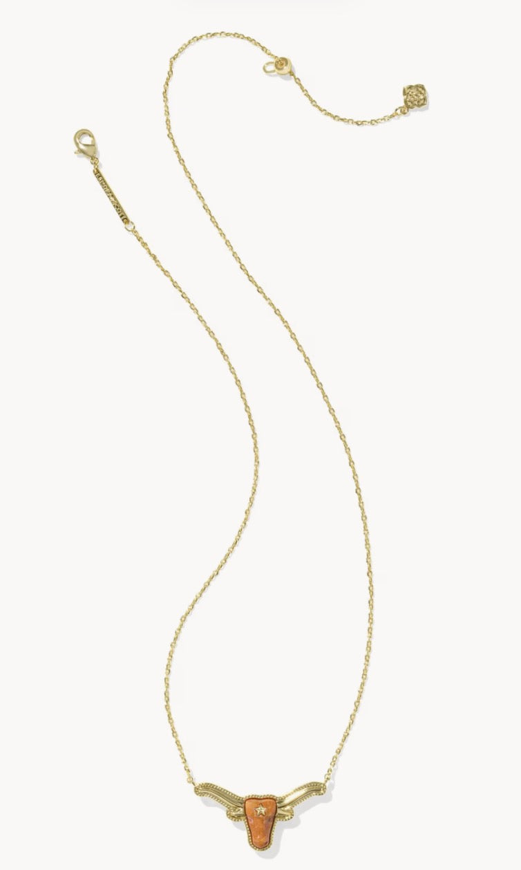 Kendra Scott Longhorn Short Pendant Necklace