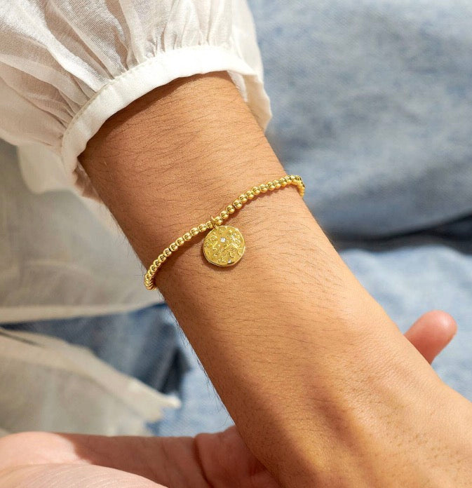 A Littles & Co. - A Little Leo Zodiac Sign Gold Bracelet