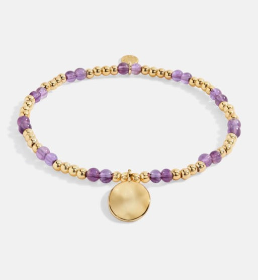 A Littles & Co. - A Little ‘Birthstone February Amethyst’ Bracelet