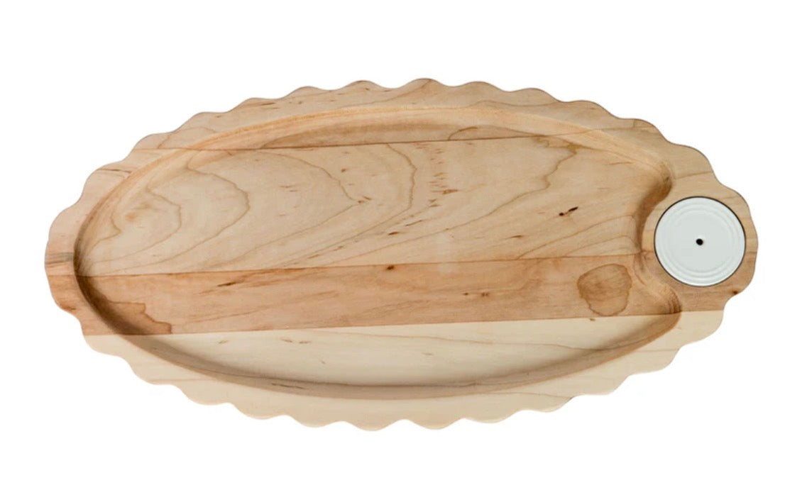 Nora Fleming - Limited Edition Maple Scalloped Anniversary Tray B4
