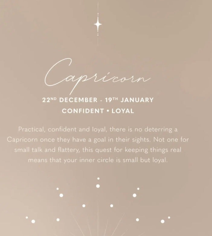 Katie Loxton - Waterproof Zodiac Sign Necklace Capricorn