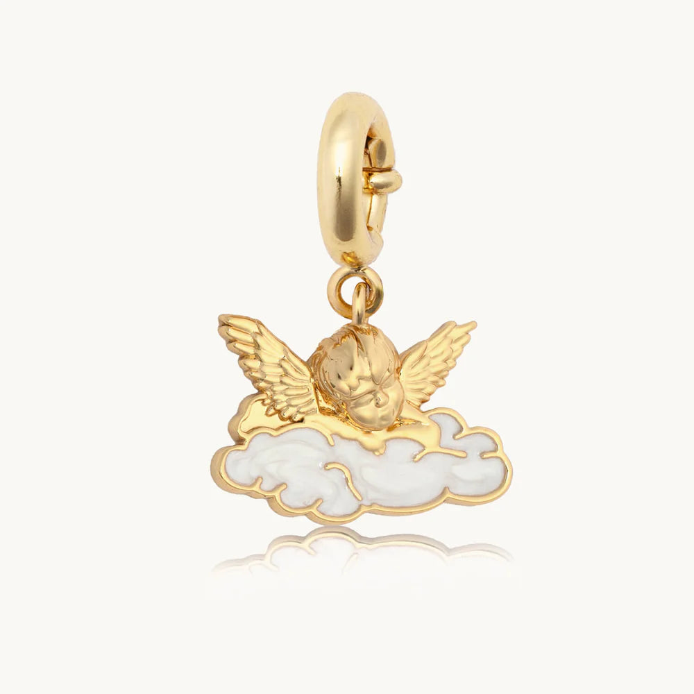 Little Words Project Cherub in the Clouds Charm