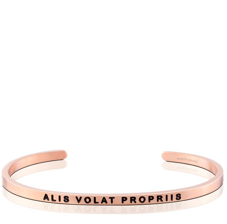MantraBand Alis Volat Propriis Cuff