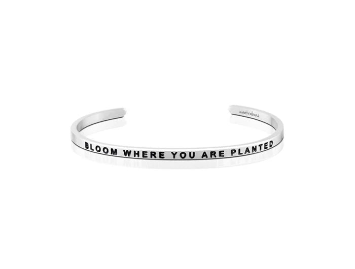 MantraBand Bloom Where You Are Planted Cuff