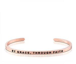 MantraBand By Grace, Through Faith Cuff