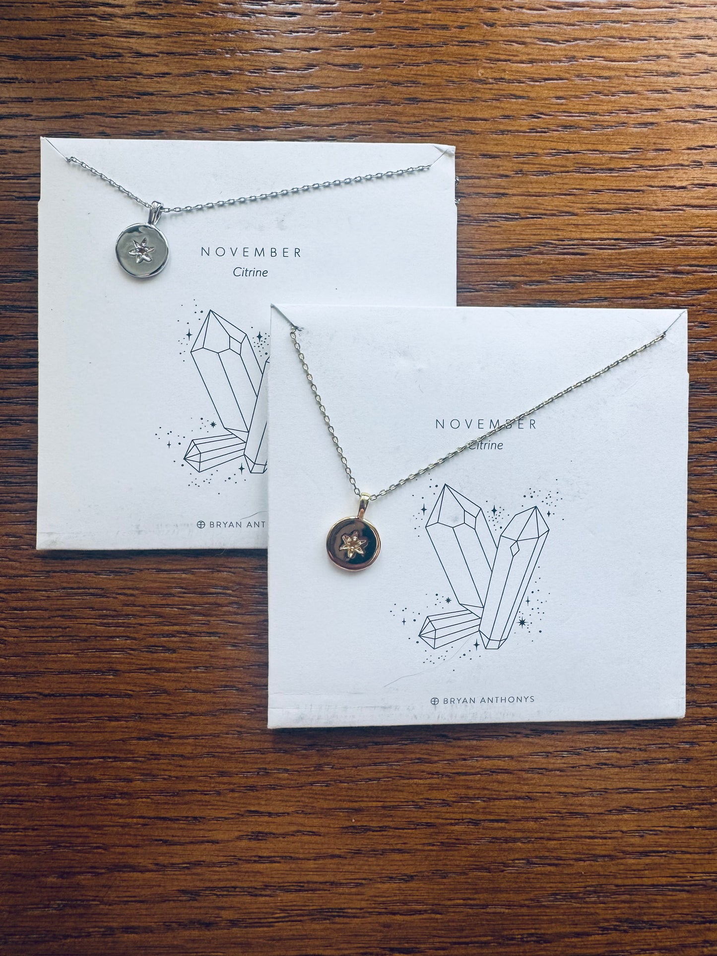 Bryan Anthonys Birthstone Necklace - November