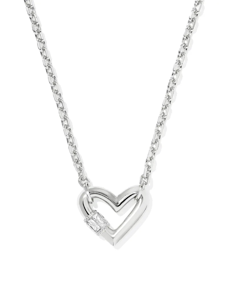 Kendra Scott Emery Heart Gold Short Pendant Necklace