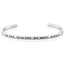 MantraBand x Alex Elle Be You, Love You. All ways, Always Cuff
