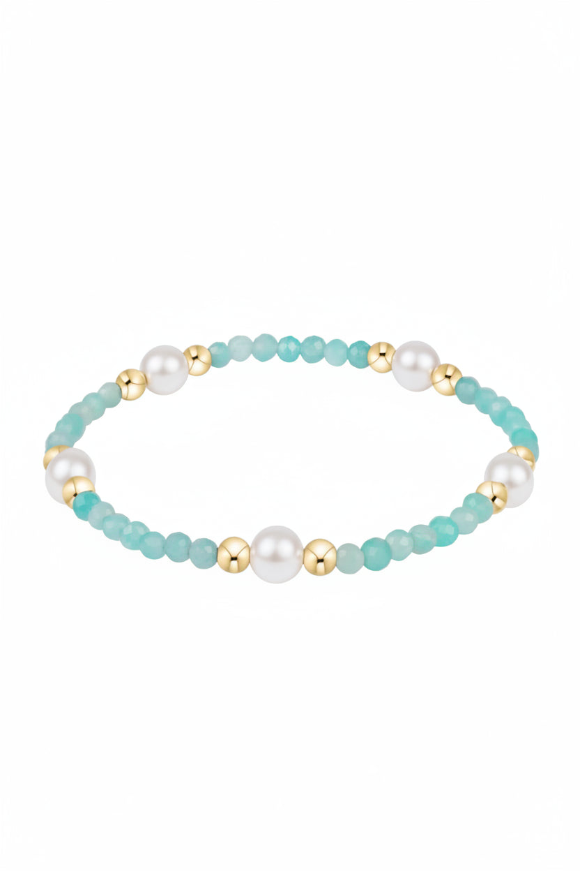 Enewton Purpose Pearl 6mm Gem Bracelet - Amazonite