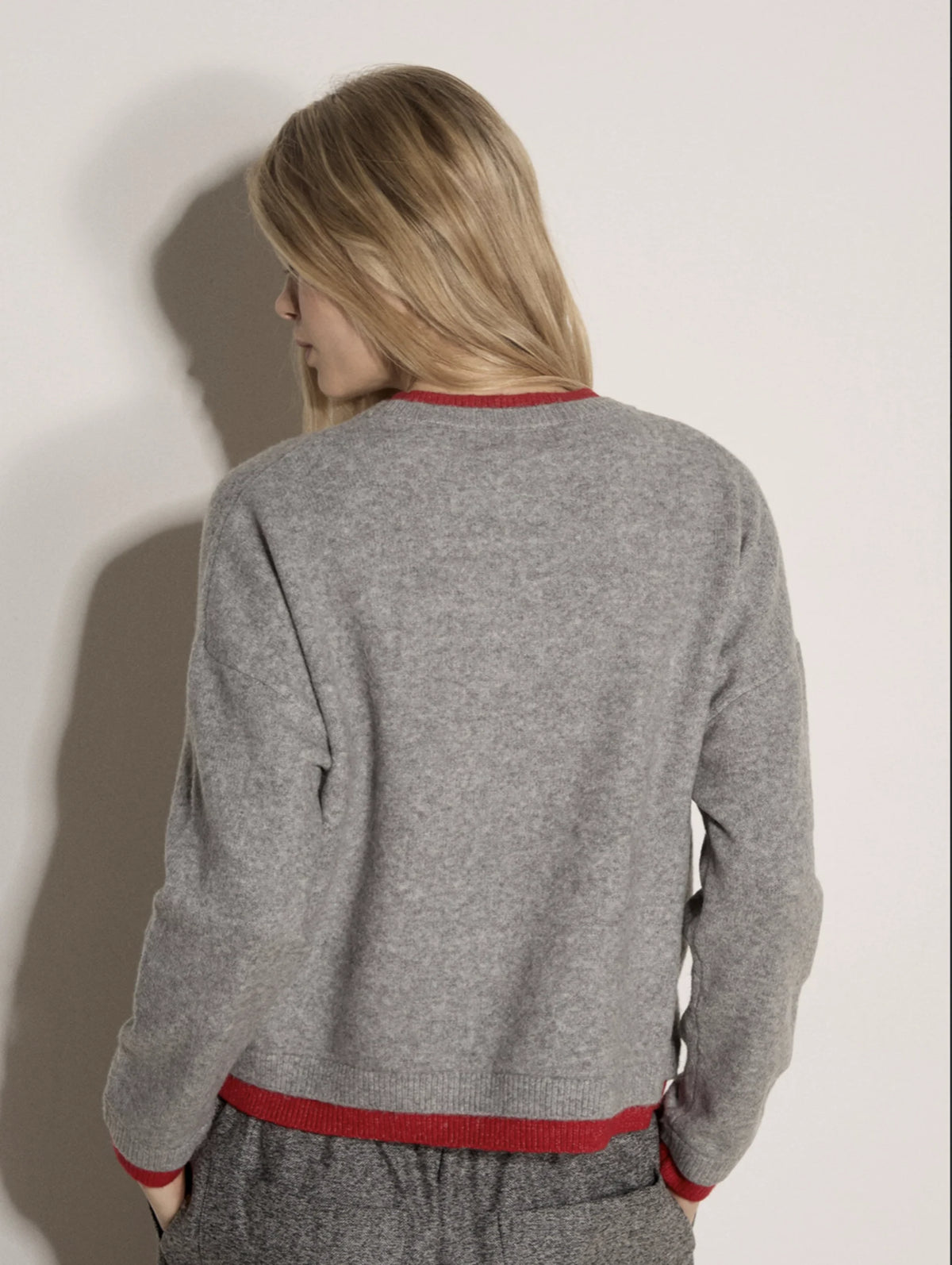 Apricot Contrast Colour Layered Oversized Jumper