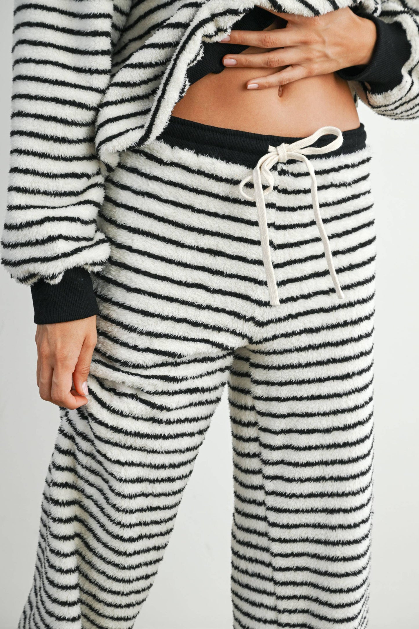 Buttermelon Drawstring Bobbi Stripe Pants
