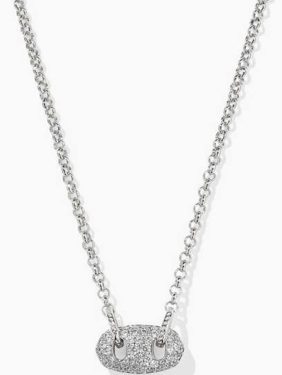 Kendra Scott Bailey Pave Pendant Necklace
