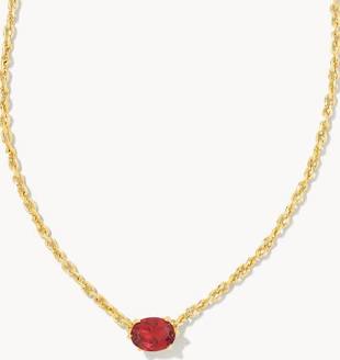 Kendra Scott Cailin Crystal Pendant Necklace - Gold