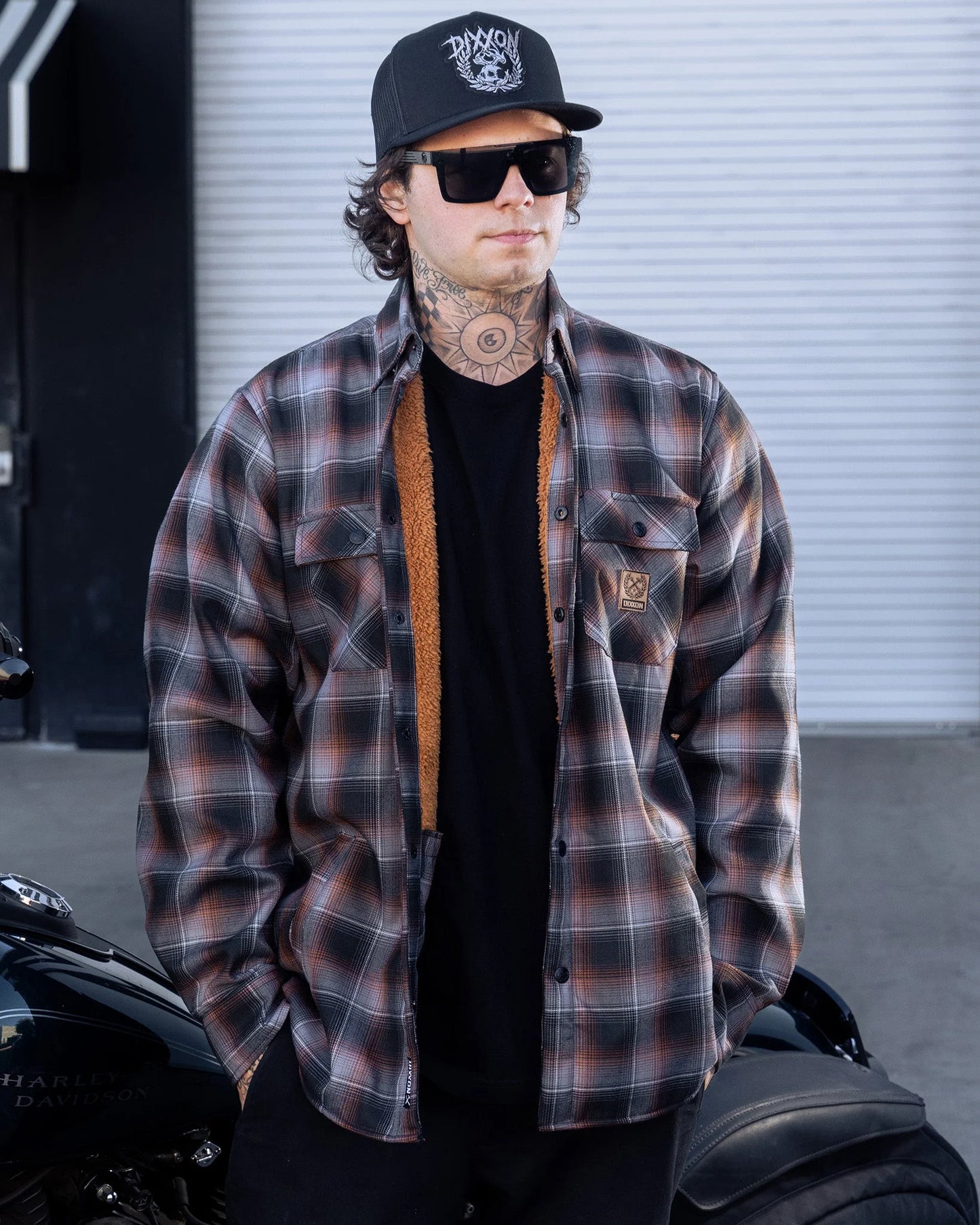 DIXXON Copperline Sherpa Lined Flannel Jacket