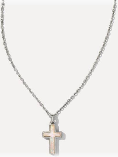 Kendra Scott Cross Pendant Ivory Mother-of-Pearl Necklace