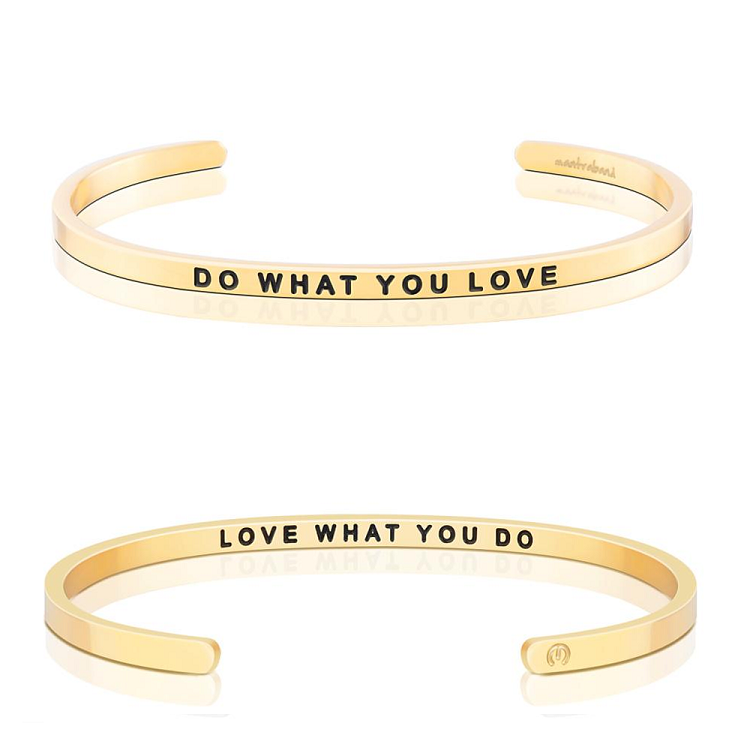 MantraBand Do What You Love, Love What You Do Cuff