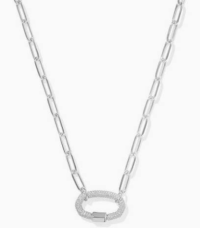 Kendra Scott Emery Silver Link and Chain Necklace