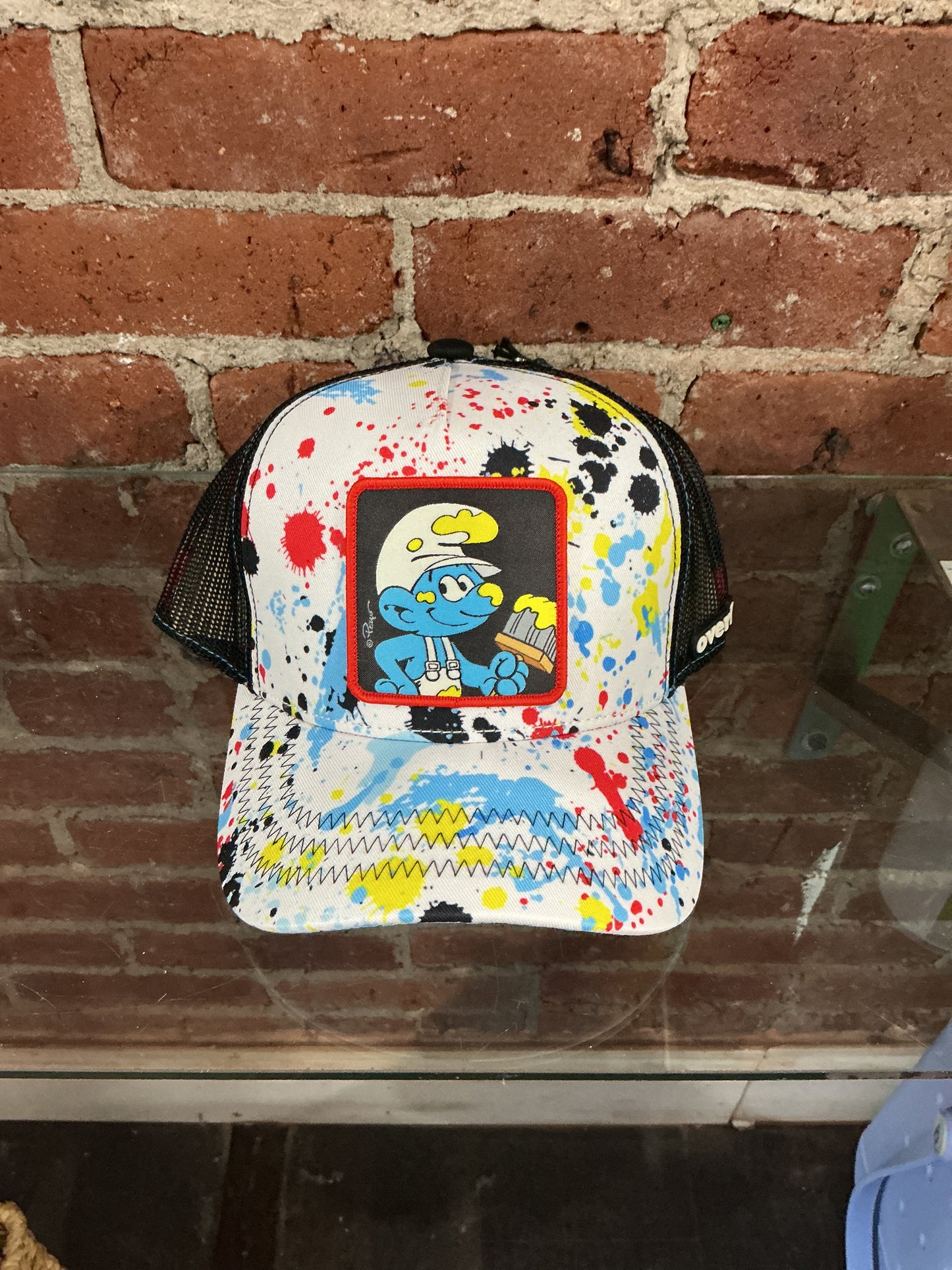 OVERLORD X Smurfs: Painter Smurf Trucker Cap