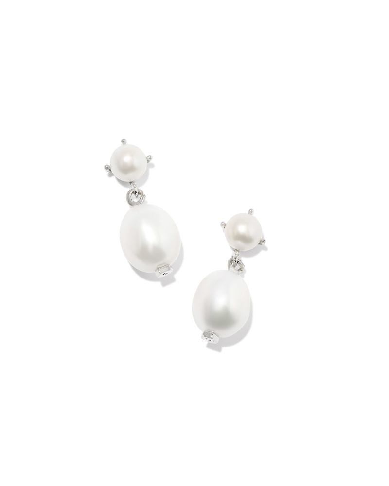 Kendra Scott Eve Drop Silver Earrings