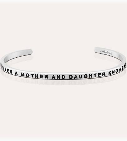 MantraBand The Love Between A Mother And A Daughter Knows No Distance Cuff