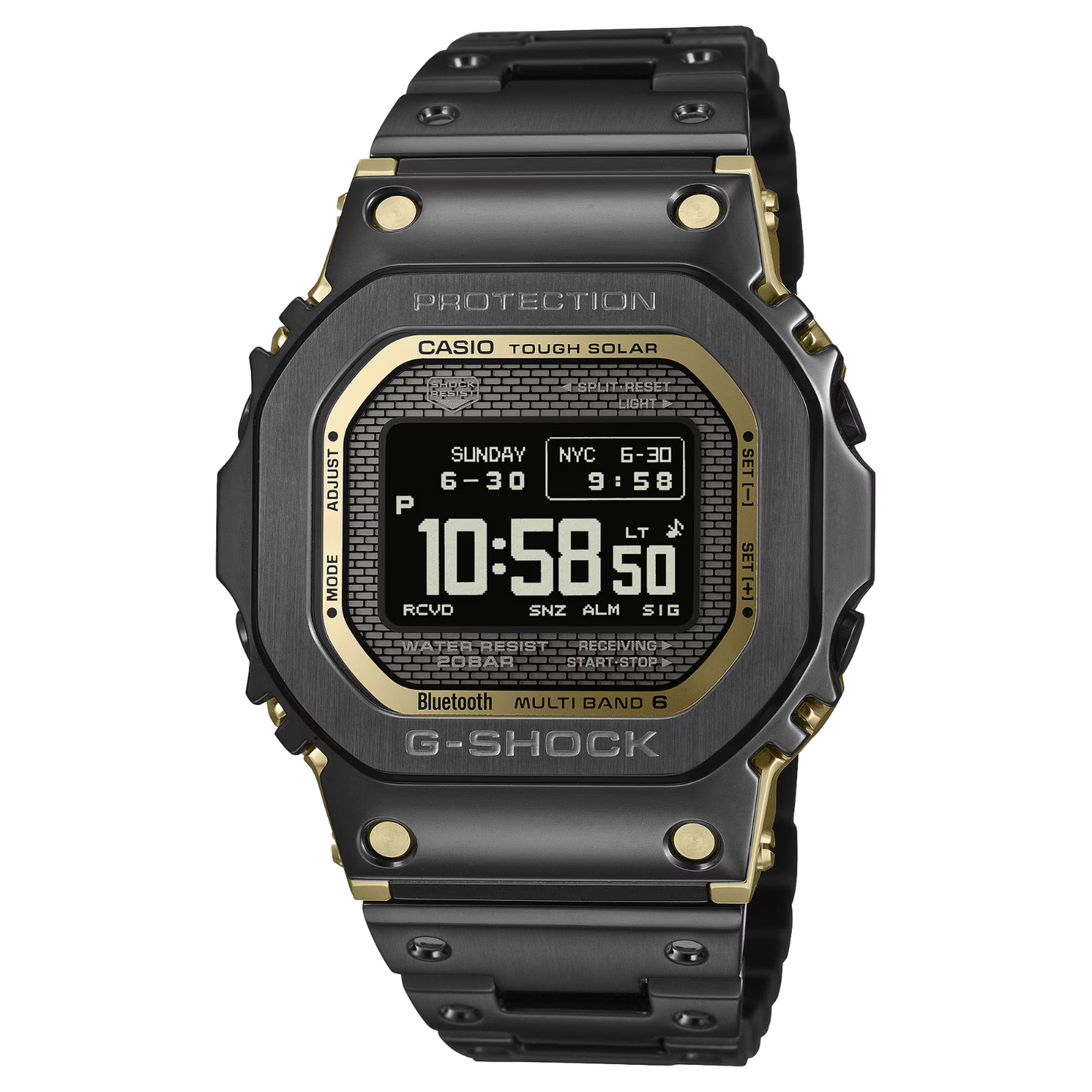Casio G-Shock 5000 Series Black Stainless Steel Watch GMWBZ5000BD-1
