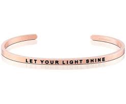 MantraBand Let Your Light Shine Cuff