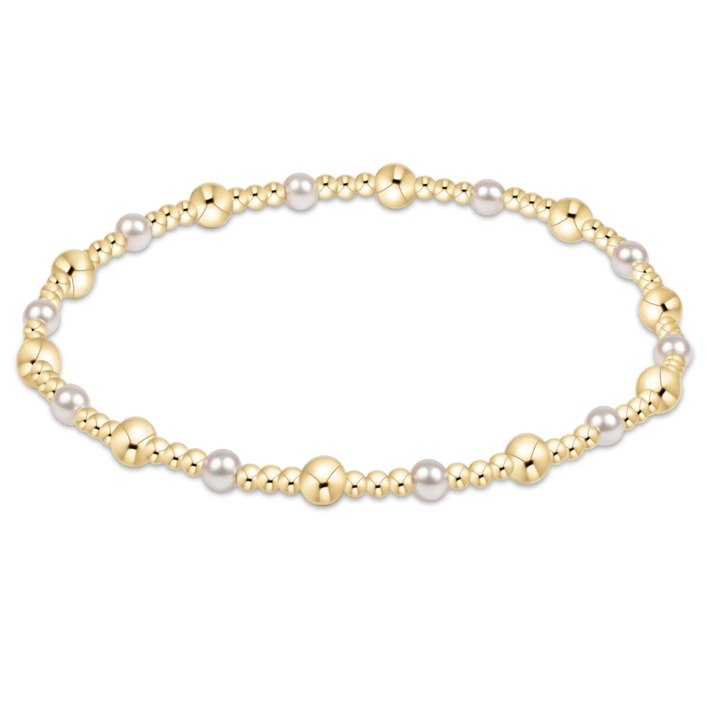 enewton sincerity gold and pearl bracelet