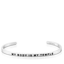 MantraBand My Body is My Temple Cuff