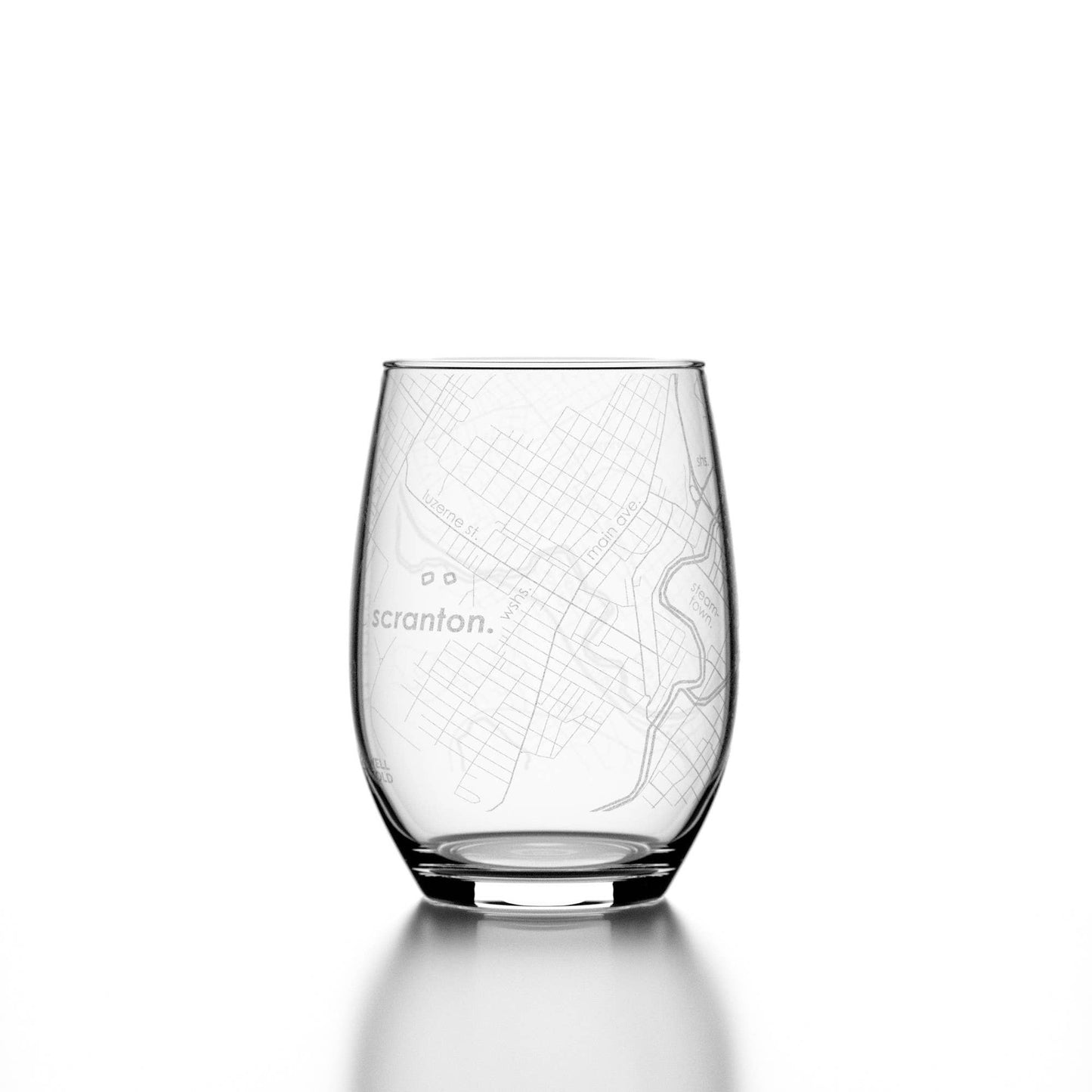 CUSTOM  SCRANTON STEMLESS WINE GLASS