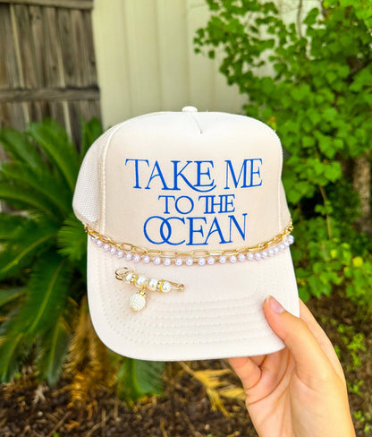 Take Me To The Ocean Cream Trucker