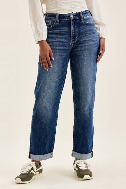 Judy Blue MR “BILLIE” Boyfriend Regular Jeans
