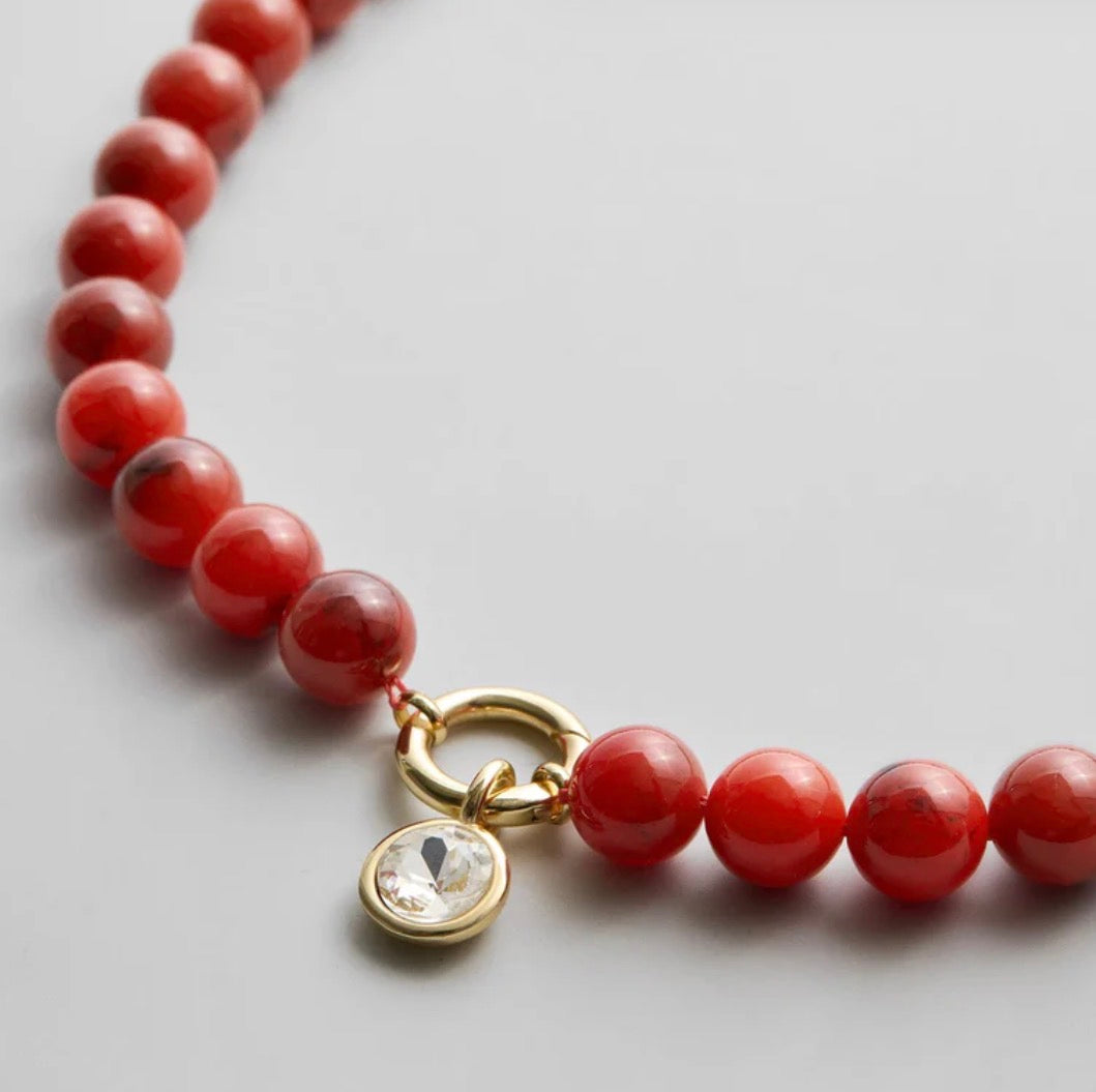 Bauble Bar - Janette Beaded Ring Necklace
