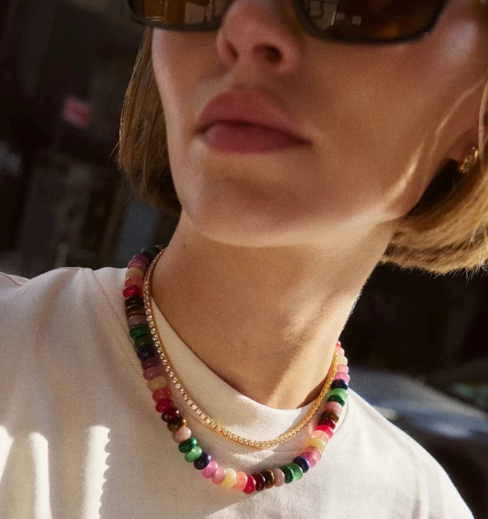 Bauble Bar - Joyce Semi-Precious Beaded Necklace