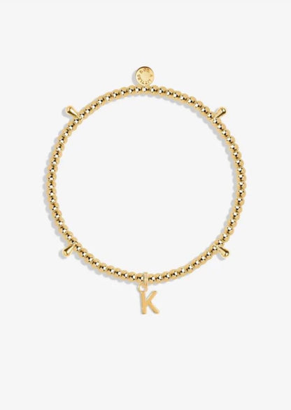 A Littles & Co. - Gold Initial Bracelet