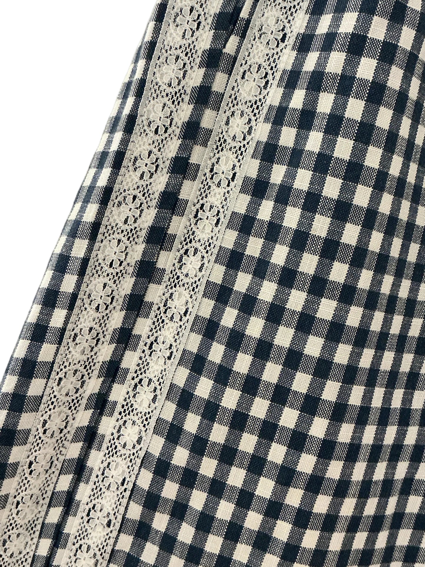 Buttermelon Terracotta Gingham Wide-Leg Lounge Pants