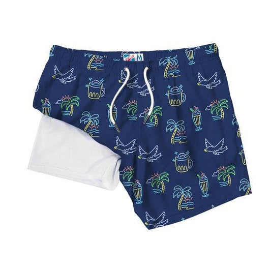 Copacabana Men's Swim Trunk with 6 Inch with Liner