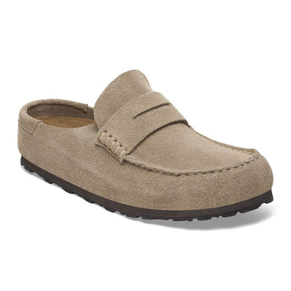 Birkinstock Naples Wrapped Suede Leather in Taupe