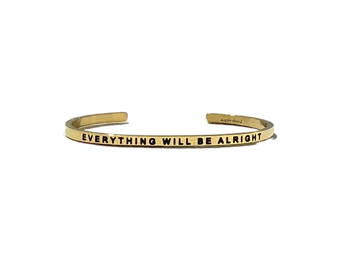 MantraBand Everything Will Be Alright Cuff