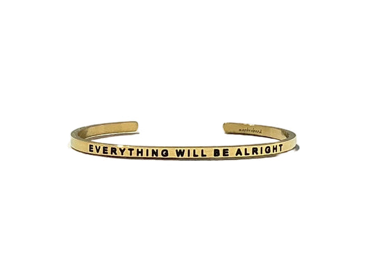 MantraBand Everything Will Be Alright Cuff