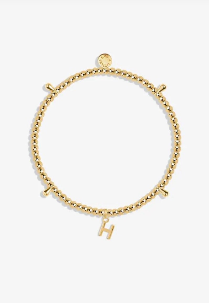 A Littles & Co. - Gold Initial Bracelet