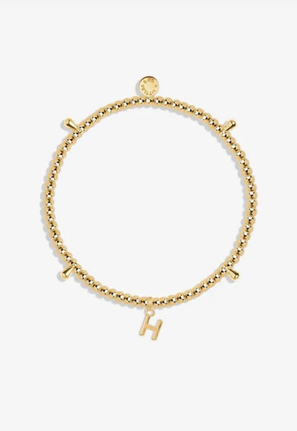 A Littles & Co. - Gold Initial Bracelet