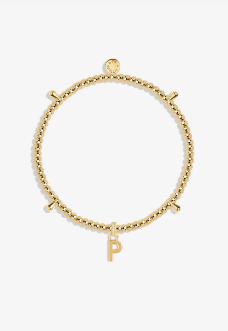 A Littles & Co. - Gold Initial Bracelet