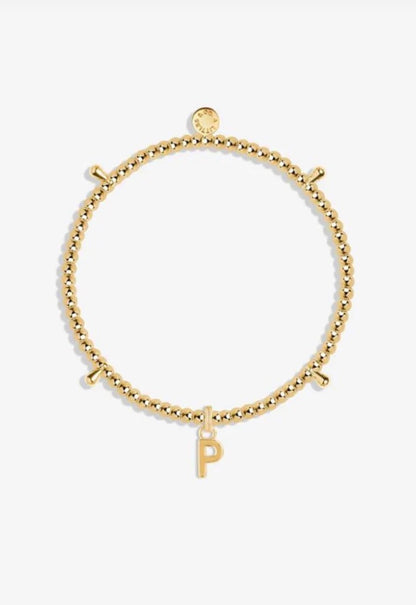 A Littles & Co. - Gold Initial Bracelet